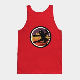 Kung-fu cat Tank Top